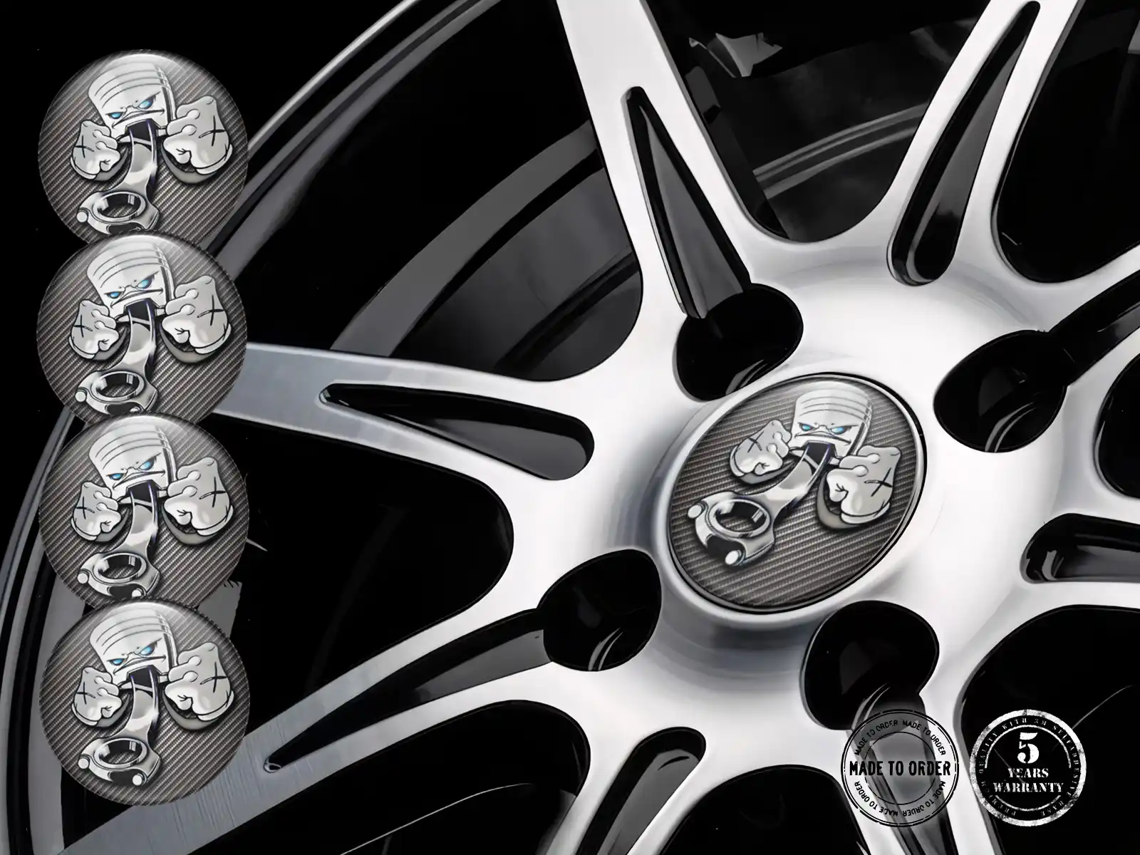 Wheel Stickers Precision Interstellar Cascade